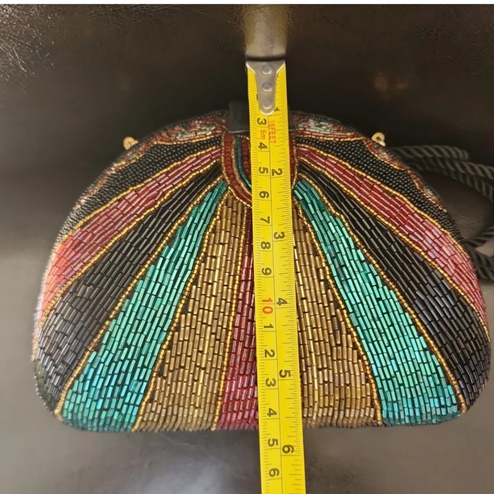 Bob Mackie Vintage Beaded shoulder bag. - Picture 3 of 7